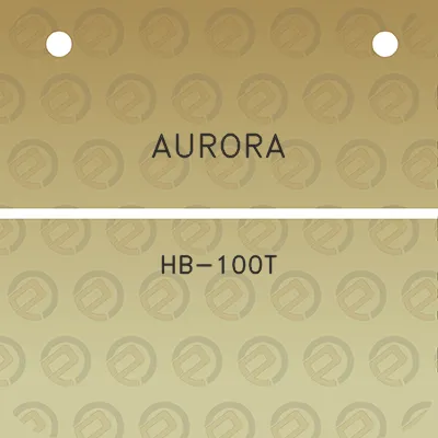 aurora-hb-100t