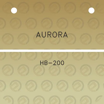 aurora-hb-200