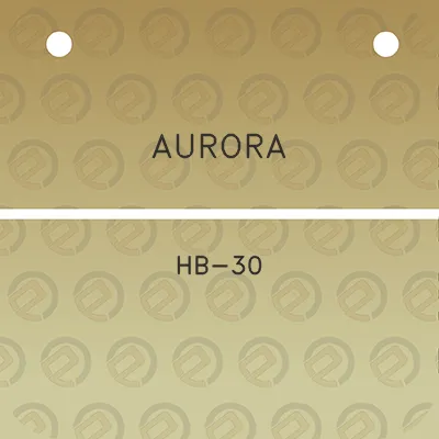 aurora-hb-30