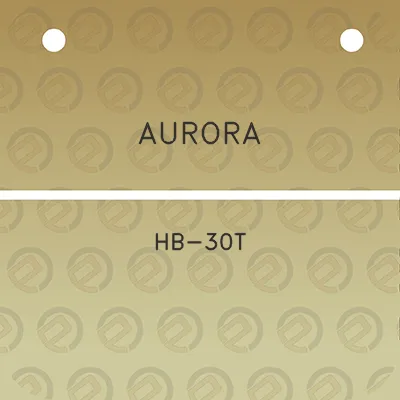 aurora-hb-30t