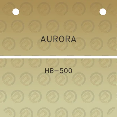 aurora-hb-500