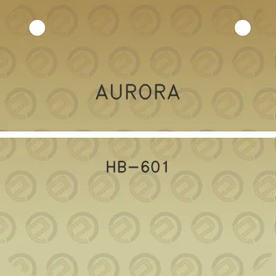 aurora-hb-601