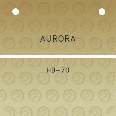 aurora-hb-70