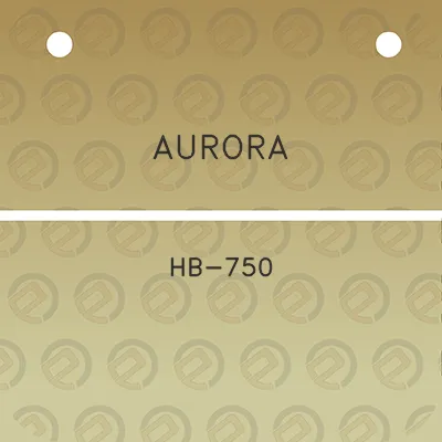 aurora-hb-750