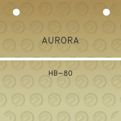 aurora-hb-80