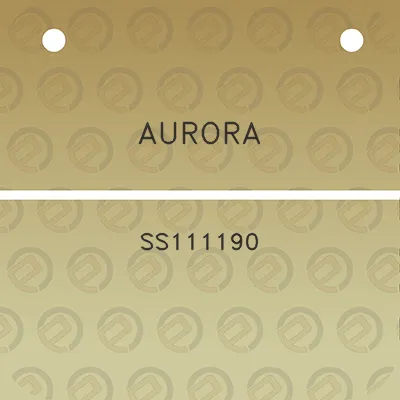 aurora-ss111190