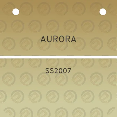 aurora-ss2007