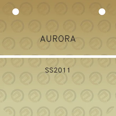 aurora-ss2011