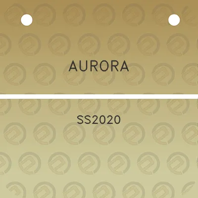 aurora-ss2020