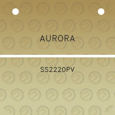 aurora-ss2220pv