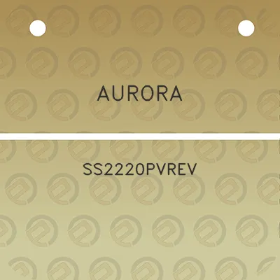 aurora-ss2220pvrev