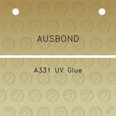 ausbond-a331-uv-glue