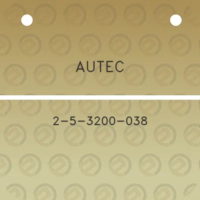 autec-2-5-3200-038