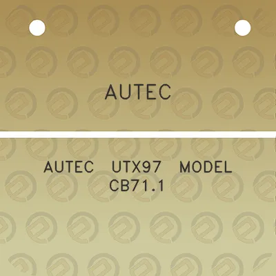 autec-autec-utx97-model-cb711