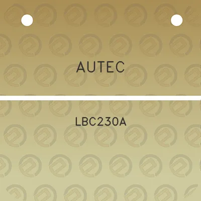 autec-lbc230a