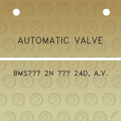 automatic-valve-bms-2n-24d-av