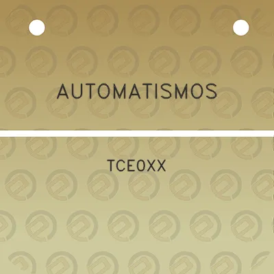 automatismos-tce0xx