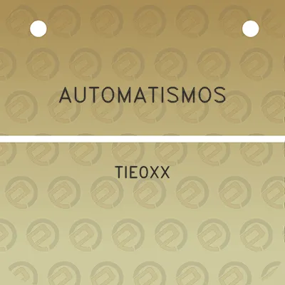 automatismos-tie0xx