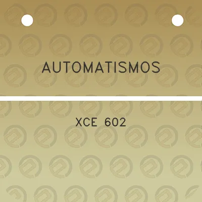 automatismos-xce-602