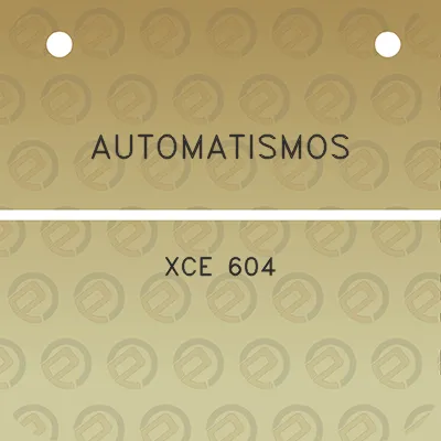 automatismos-xce-604