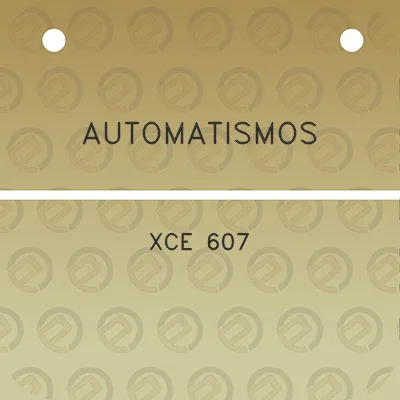 automatismos-xce-607