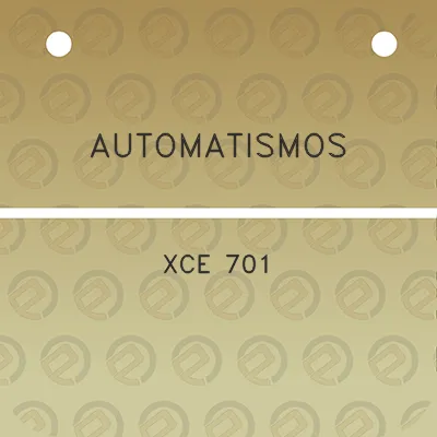 automatismos-xce-701