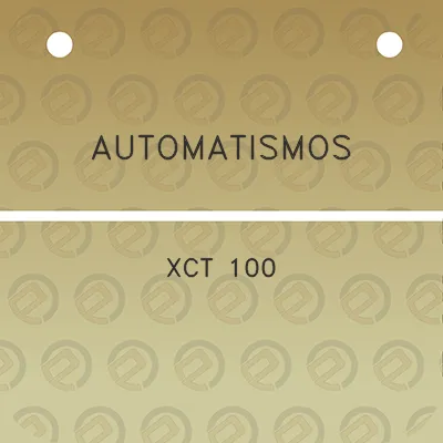 automatismos-xct-100