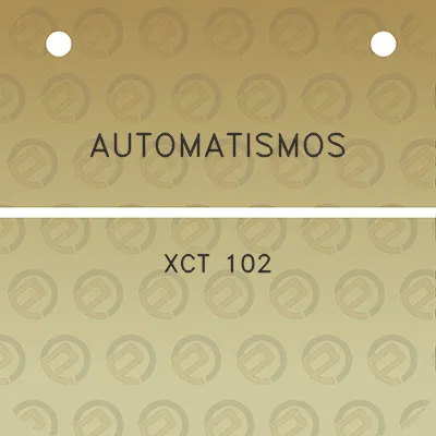 automatismos-xct-102