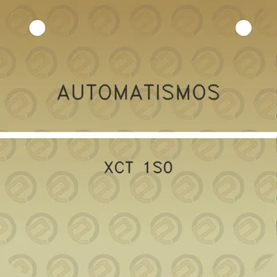 automatismos-xct-1s0