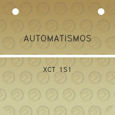 automatismos-xct-1s1