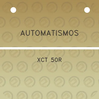 automatismos-xct-50r