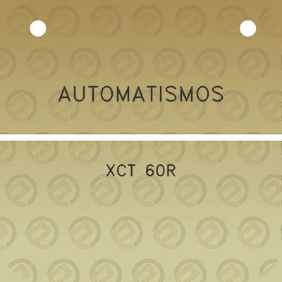 automatismos-xct-60r