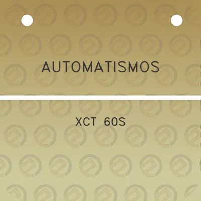 automatismos-xct-60s