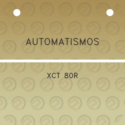 automatismos-xct-80r