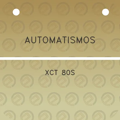 automatismos-xct-80s