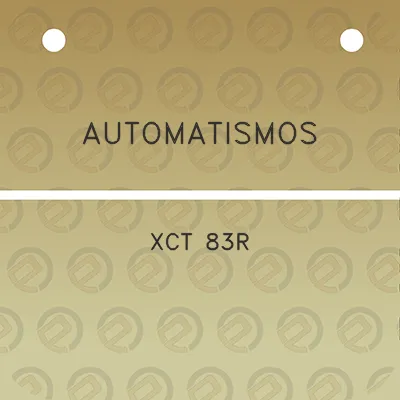 automatismos-xct-83r