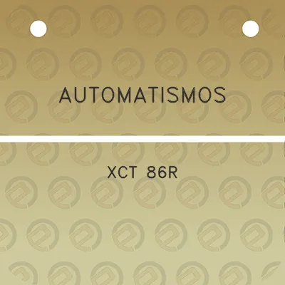 automatismos-xct-86r