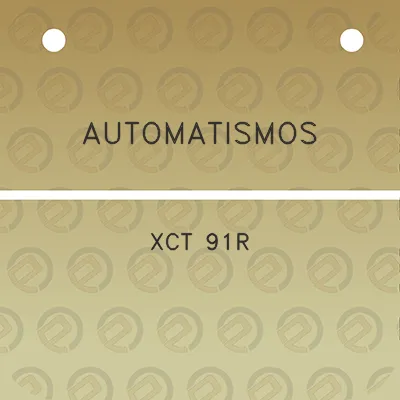 automatismos-xct-91r