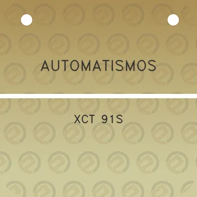 automatismos-xct-91s