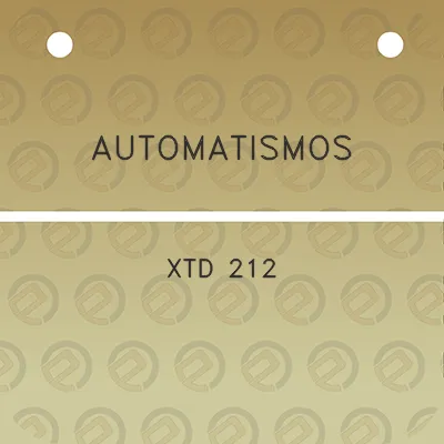 automatismos-xtd-212