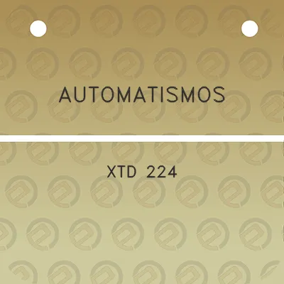 automatismos-xtd-224