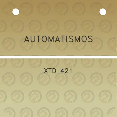 automatismos-xtd-421