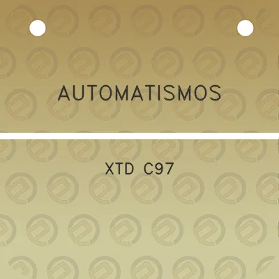 automatismos-xtd-c97