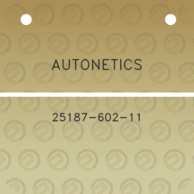 autonetics-25187-602-11