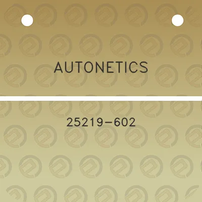 autonetics-25219-602