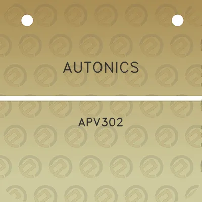 autonics-apv302