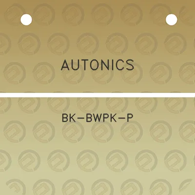 autonics-bk-bwpk-p