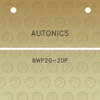 autonics-bwp20-20p