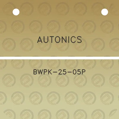 autonics-bwpk-25-05p