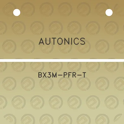 autonics-bx3m-pfr-t